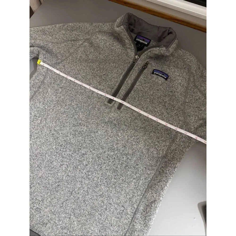 Patagonia Better Sweater 1/4-Zip Fleece grey stonewash men’s XS